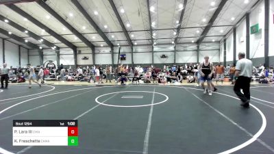 190 lbs Final - Pablo Lara III, Chiawana Riverhawks Wrestling vs Kannon Freschette, Camas WC