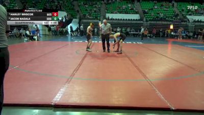 5A 126 lbs Quarterfinal - Harley Briscoe, Hayden vs Jacob Bagala, Corner