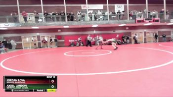 126 lbs Champ. Round 1 - Jordan Loya, Madison High School vs Axxel Landon, Bonneville High School