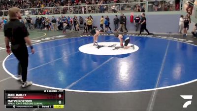 117 lbs Rr2 - Jude Bailey, Mat-Su Matmen vs Matvii Kozodoi, Juneau Youth Wrestling Club Inc.