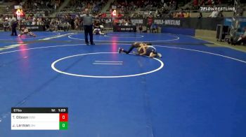 67 lbs Prelims - Tyson Gibson, Deschutes Mat Club vs Jace Larman, Division Bell