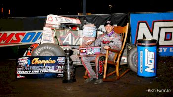 Kyle Cummins Reacts After Winning 2026 USAC Indiana Sprint Week Title
