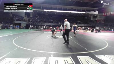 150 lbs Quarterfinal - Mark Picinich, McNair vs Paul Johnson, Elk Grove