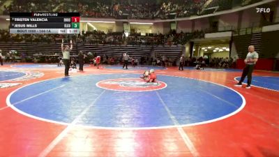 144-1A Champ. Round 1 - JESUS MILLS, Elbert County vs Tristen Valencia, Dodge County