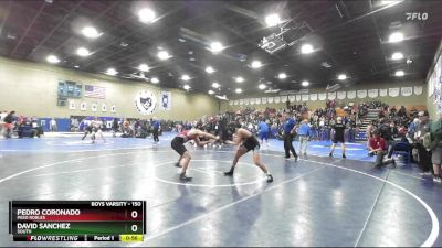 150 lbs Cons. Round 4 - David Sanchez, South vs Pedro Coronado, Paso Robles