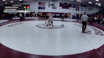 285 lbs 1st Place Match - Michael Douglas, Wisconsin-La Crosse vs Josh Woodrey, Augustana (il)