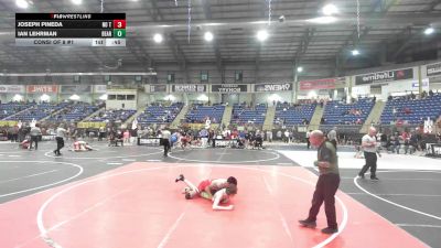 138 lbs Consi Of 8 #1 - Joseph Pineda, No Team vs Ian Lehrman, Bear Cave WC