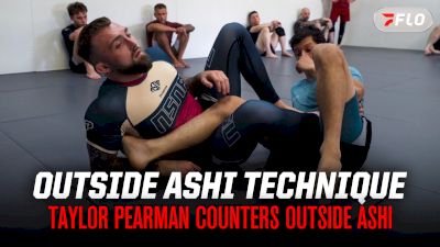 Taylor Pearman Shows How To Pass And Counter Leg Lock Against Outside Ashi | Jiu-Jitsu Technique