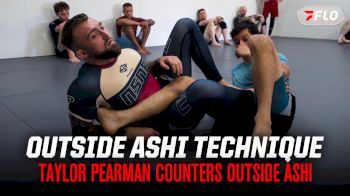 Taylor Pearman Shows How To Pass And Counter Leg Lock Against Outside Ashi | Jiu-Jitsu Technique
