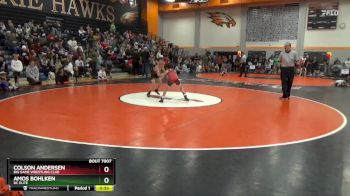 B-9 lbs Quarterfinal - Colson Andersen, Big Game Wrestling Club vs Amos Bohlken, DC Elite