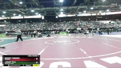 190 lbs Cons. Round 4 - Logan Tull, Wasatch Utah vs Rowdy Weekes, Madison