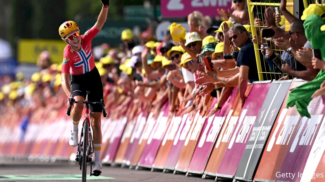 Sigrid Haugset Wins To Claim Tour de France Lead
