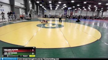 84 lbs Rd# 3 12:00pm Friday - Abe Heysinger, Iowa Black vs William Schork, Terps Xtreme