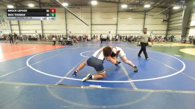 220 lbs Round Of 32 - Brock LePage, MO vs Max Thomas, MA