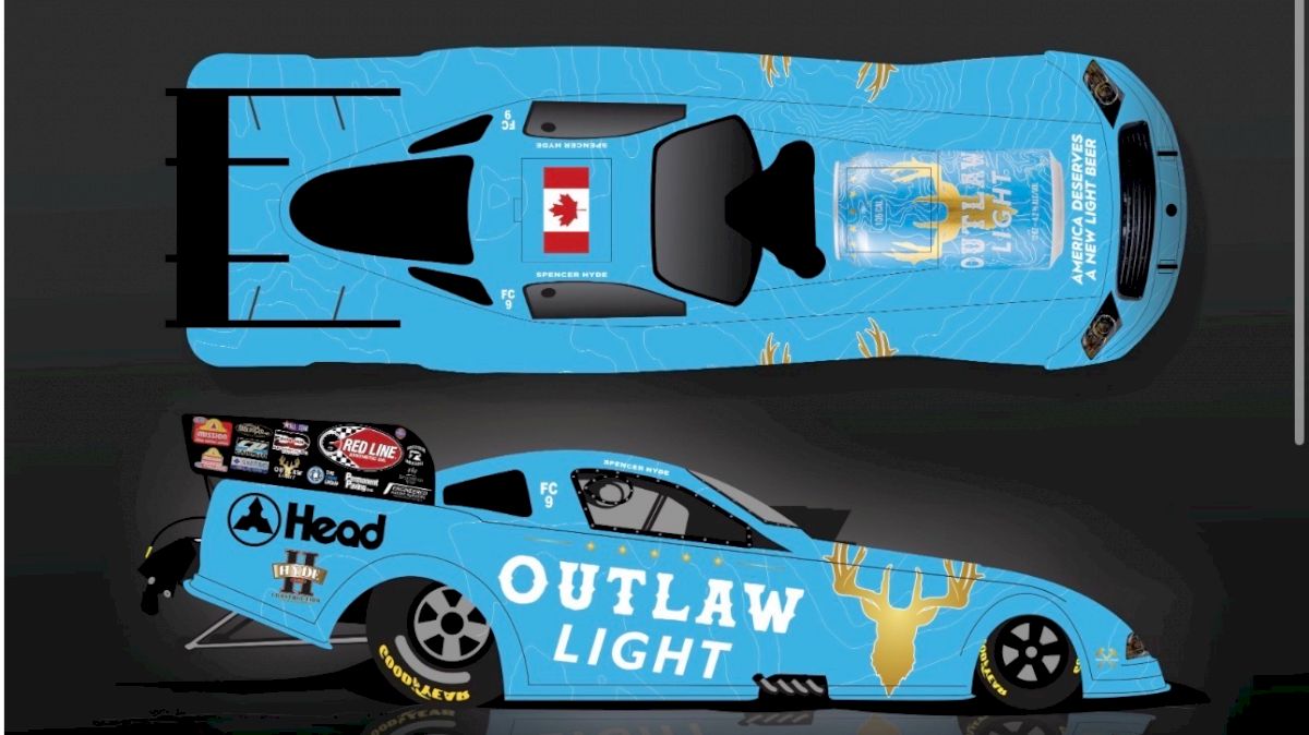 Spencer Hyde To Debut Outlaw Beer Funny Car in Brainerd