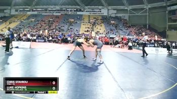 197 lbs Placement (4 Team) - Chris Stavrou, TCNJ vs Luke Hopkins, Baldwin Wallace