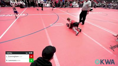 Consi Of 8 #2 - Lex Cunningham, Cleveland Take Down Club vs Braxton Lemmons, Barnsdall Youth Wrestling