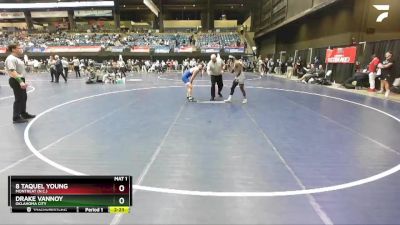 157 lbs Cons. Round 2 - Drake Vannoy, Oklahoma City vs 8 Taquel Young, Montreat (N.C.)