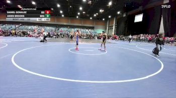 120 lbs Cons. Round 3 - Daniel Gonalez, Edison vs Aiden Brooks, Moapa Valley