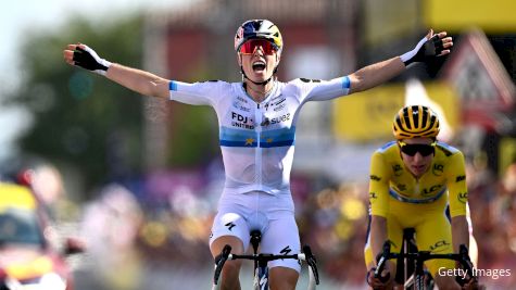 Reusser Holds While Vollering Wins Tour de France Stage 5