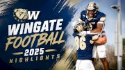 Wingate Football Highlights From The 2025 D2 Football Season