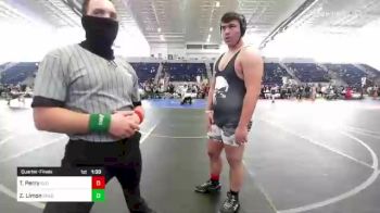 285 lbs Quarterfinal - Travis Perry, Elite Force vs Zachary Limon, Shed Wrestling