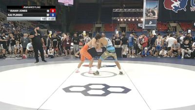 126 lbs Quarters - Isaiah Jones, Oklahoma vs Kai Plinski, West Virginia