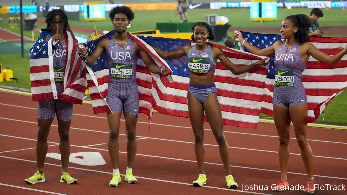 Team USA SNAPS World Mixed 4x400m Relay Record At The World U20 Championships