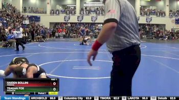 190 lbs Champ. Round 3 - Teagan Fox, Franklin vs Haiden Bollini, PERKINS