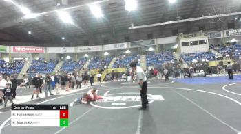 150 lbs Quarterfinal - Braeden Halverson, Matpac WC vs Kaeden Martinez, Moffat County