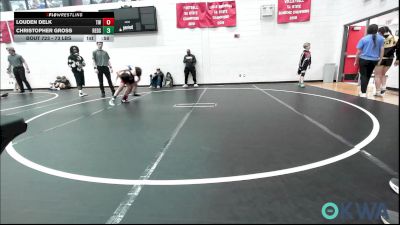 73 lbs Quarterfinal - Louden Delk, Tuttle Wrestling vs Christopher Gross, Redskins Wrestling Club