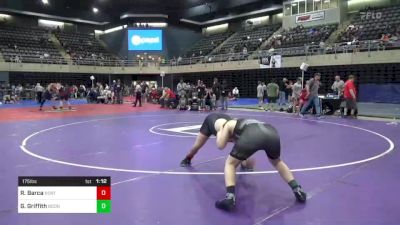 175 lbs 5th Place - Ralphie Barca, North Haledon, NJ vs Gerald Griffith, Boonsboro, MD