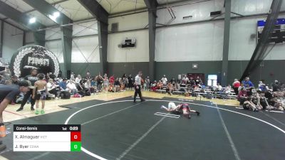 54 lbs Consolation - Xavier Almaguer, Victory Wrestling-Central WA vs Jacob Byer, Cowa