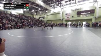 113 lbs Cons. Round 2 - Jeffrey Ramos, PANORAMA vs David Bravo, CARSON