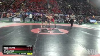 5A 182 lbs Quarterfinal - Todd Heward, Madison vs Tyler Wells, Rocky Mountain