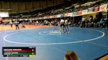 175 lbs Semifinals (16 Team) - Matthew Zinkhann, Butler HS vs Lennon Soaper, Riverbend