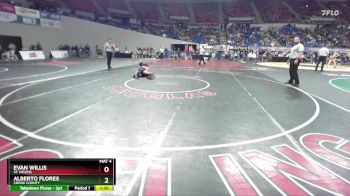 4A-132 lbs Semifinal - Alberto Flores, Crook County vs Evan Willis, St. Helens