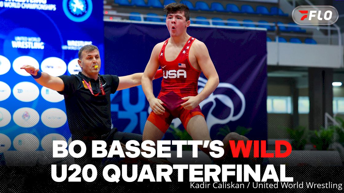 Bo Bassett's MONSTER Quarterfinal Cradle at 2024 U20 Worlds!