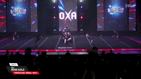 OXA - Rose Gold [2026 Youth Flex--Small--Div 2 Day 2] 2026 The All Out Grand Nationals
