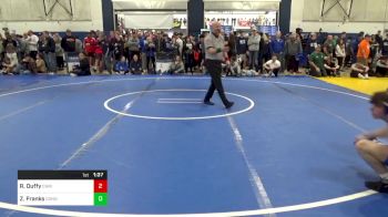 121 lbs R-64 - Robert Duffy, Christian Brothers Acad.-NJ vs Zachary Franks, Connellsville