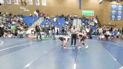 88 lbs Cons. Round 3 - Candon Browning, Champions Wrestling Club vs Max Wiberg, Logan Grizz