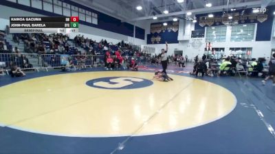 58 lbs Semifinal - John-Paul Barela, Barstow Young Guns vs Kainoa Gacuma, Reign WC