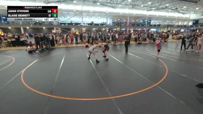 165 lbs Cons. Round 1 - Aidan Stevens, Unattached vs Blaise Bennett, Unattached