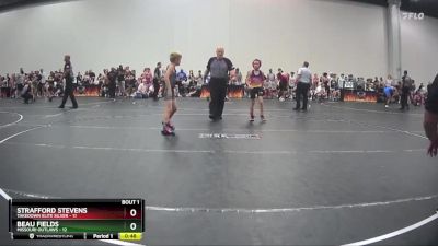 70 lbs Round 1 (8 Team) - Beau Fields, Missouri Outlaws vs Strafford Stevens, Takedown Elite Silver