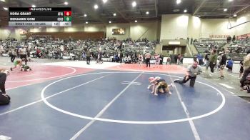 40 lbs Round Of 16 - Kora Grant, Athlos Wrestling vs Benjamin Ohm, Gold Rush Wrestling
