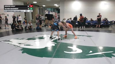 120 lbs 3rd Place - Denver Wolf, OK vs Oliver Maidment, IN