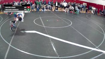 144 lbs Quarterfinal - Brayden Womack, Spring Valley vs Walter Jones, Cheyenne