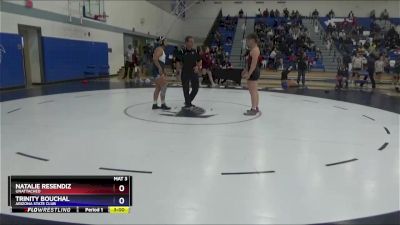 160 lbs Champ. Round 1 - Trinity Bouchal, Arizona State Club vs Natalie Resendiz, Unattached