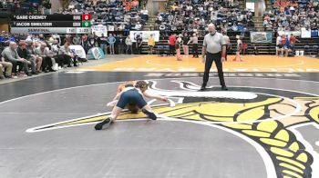 1 - 120 lbs Semifinal - Gabe Crewey, Rural Retreat vs Jacob Smeltzer, Grundy