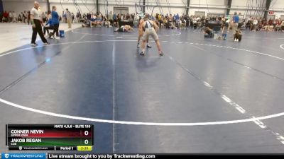 Elite 133 lbs Cons. Round 2 - Jakob Regan, Coe vs Conner Nevin, Upper Iowa